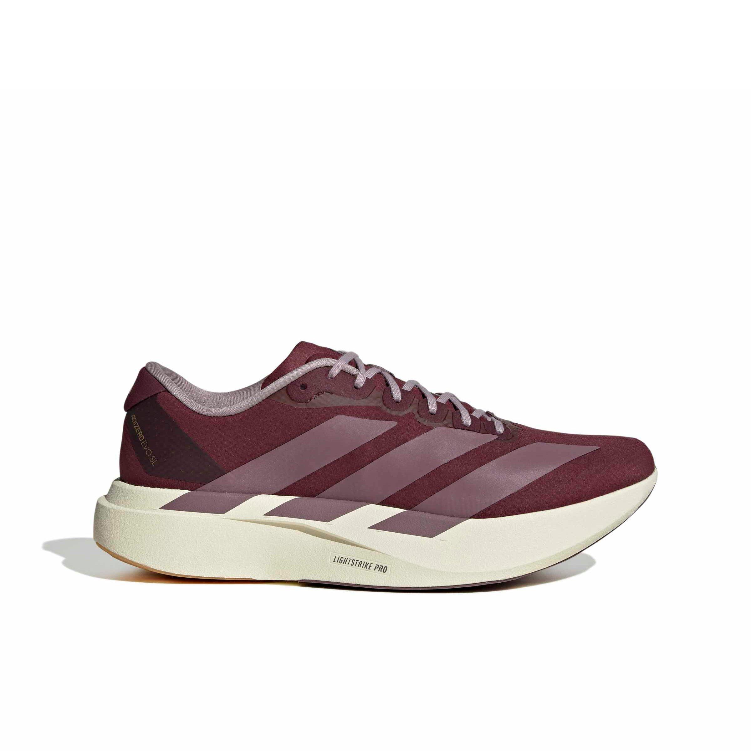 adidas Adizero EVO SL "Maroon/Shadow Fig/Preloved Fig" Men's Running Shoe - MAROON/FIG/FIG